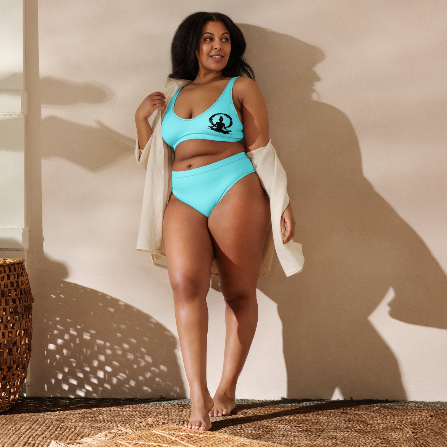 PITTED: Neon Blue Mediation Bikini – Bold, Comfortable & Eco-Friendly