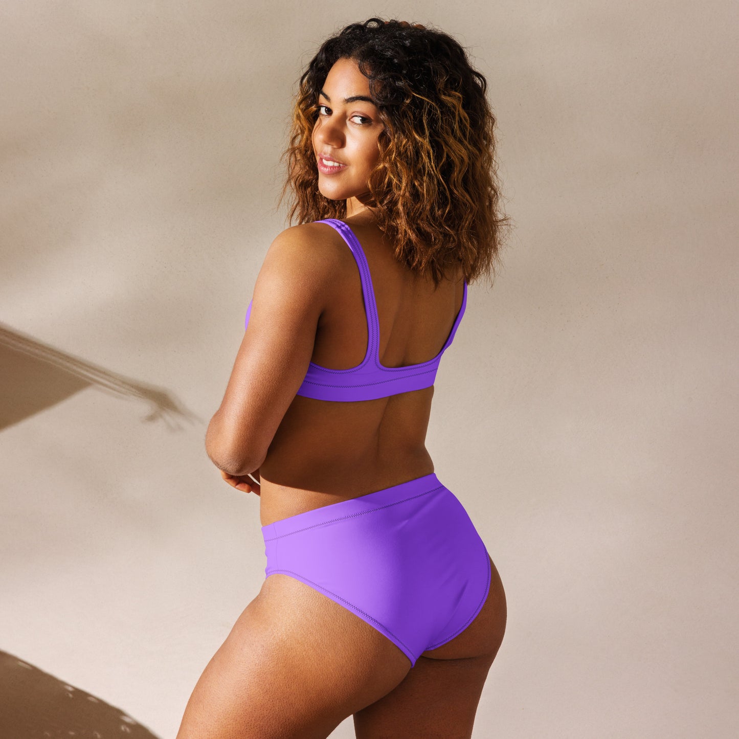 PITTED: Neon Purple Mediation Bikini – Bold, Comfortable & Eco-Friendly