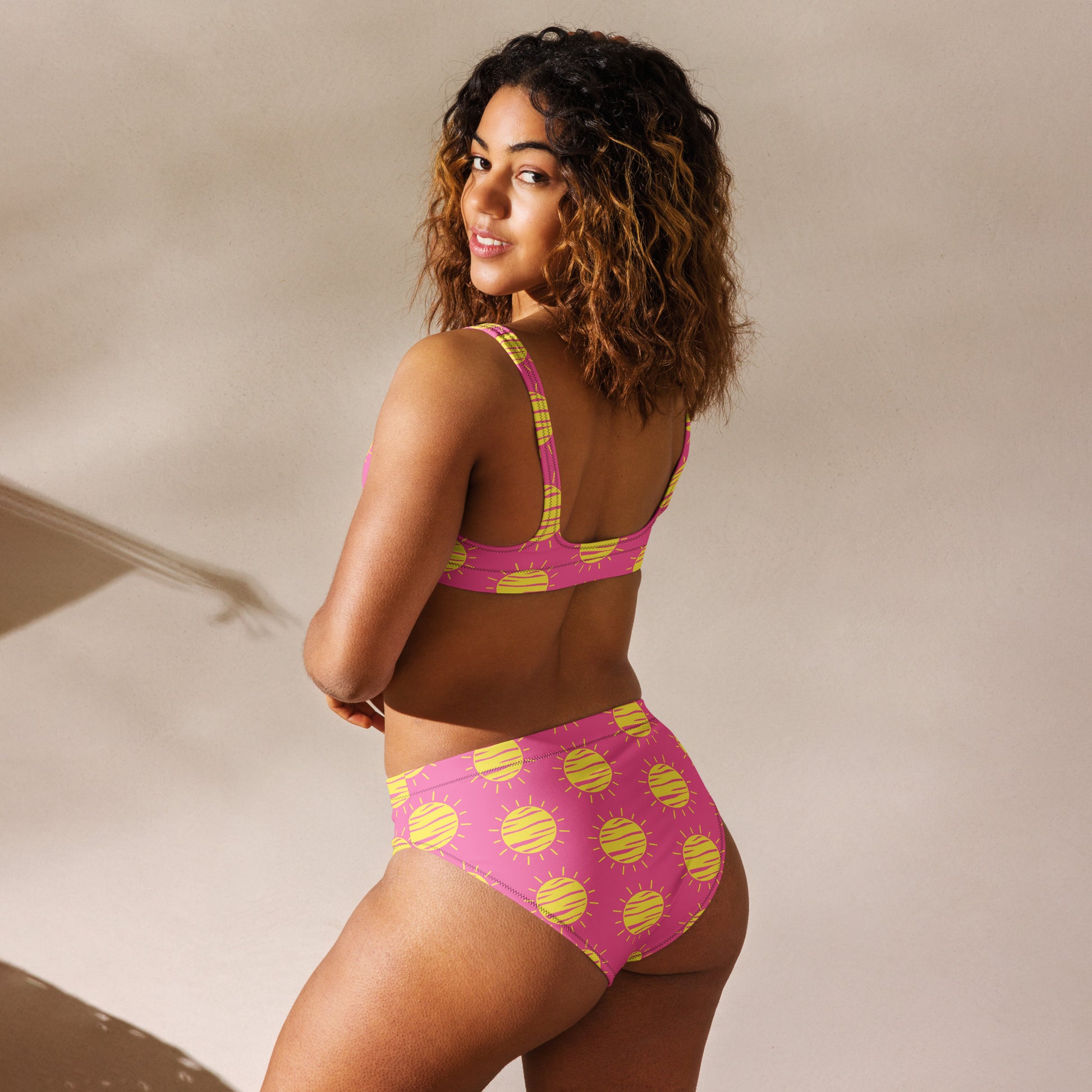 PITTED Pink Sunshine Bikini – Stylish & Eco-Friendly Swimwear