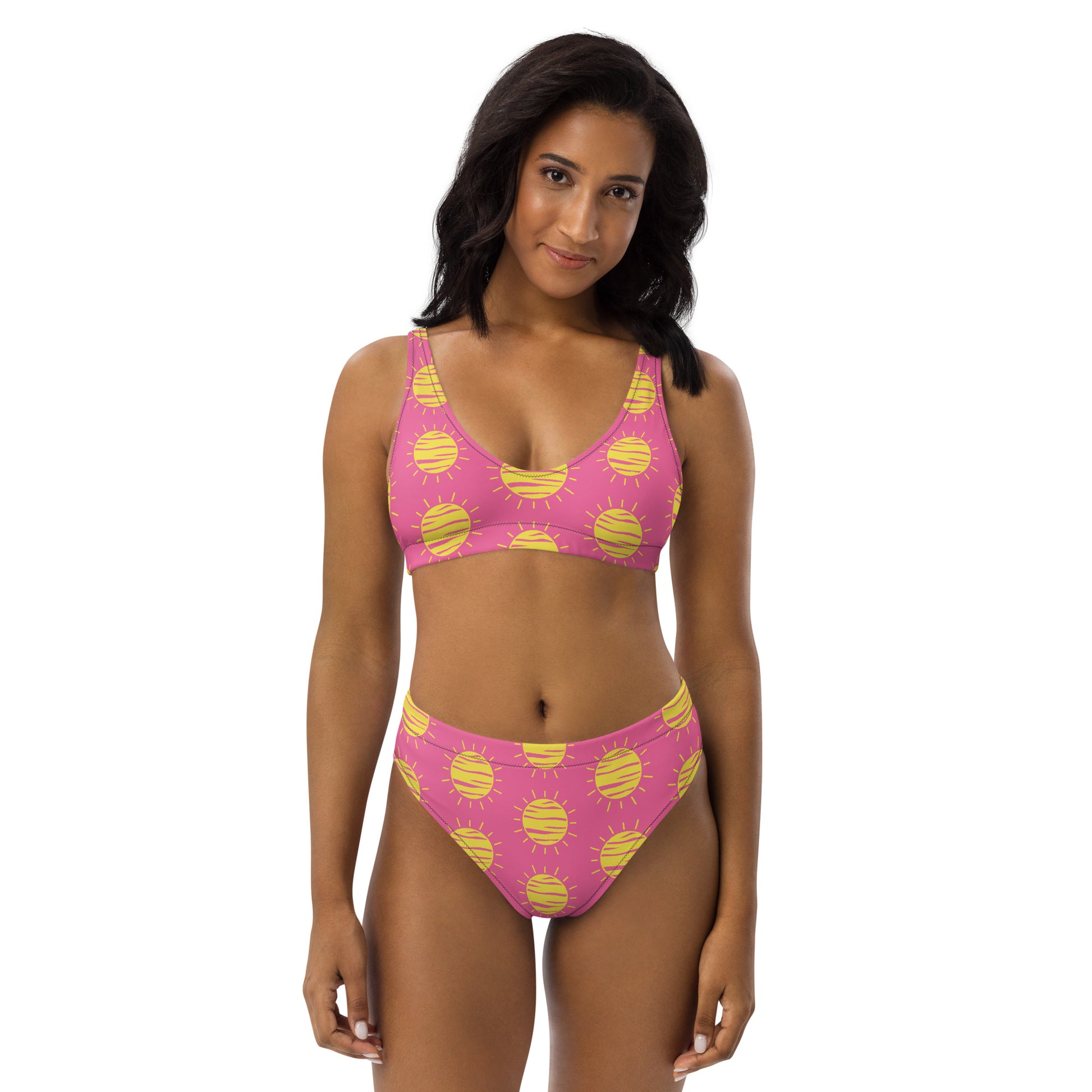 PITTED Pink Sunshine Bikini – Stylish & Eco-Friendly Swimwear