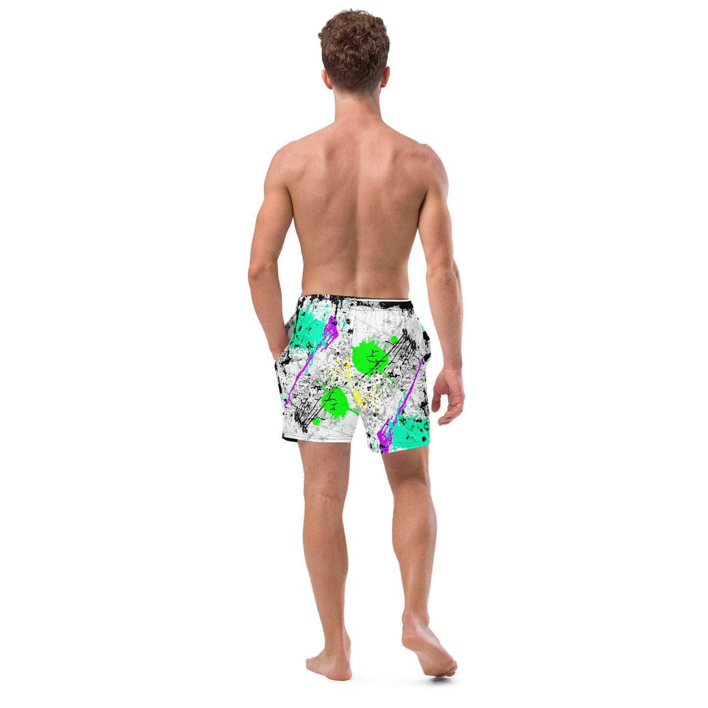 Surf in Style with PITTED: Pollock Splash Board Shorts