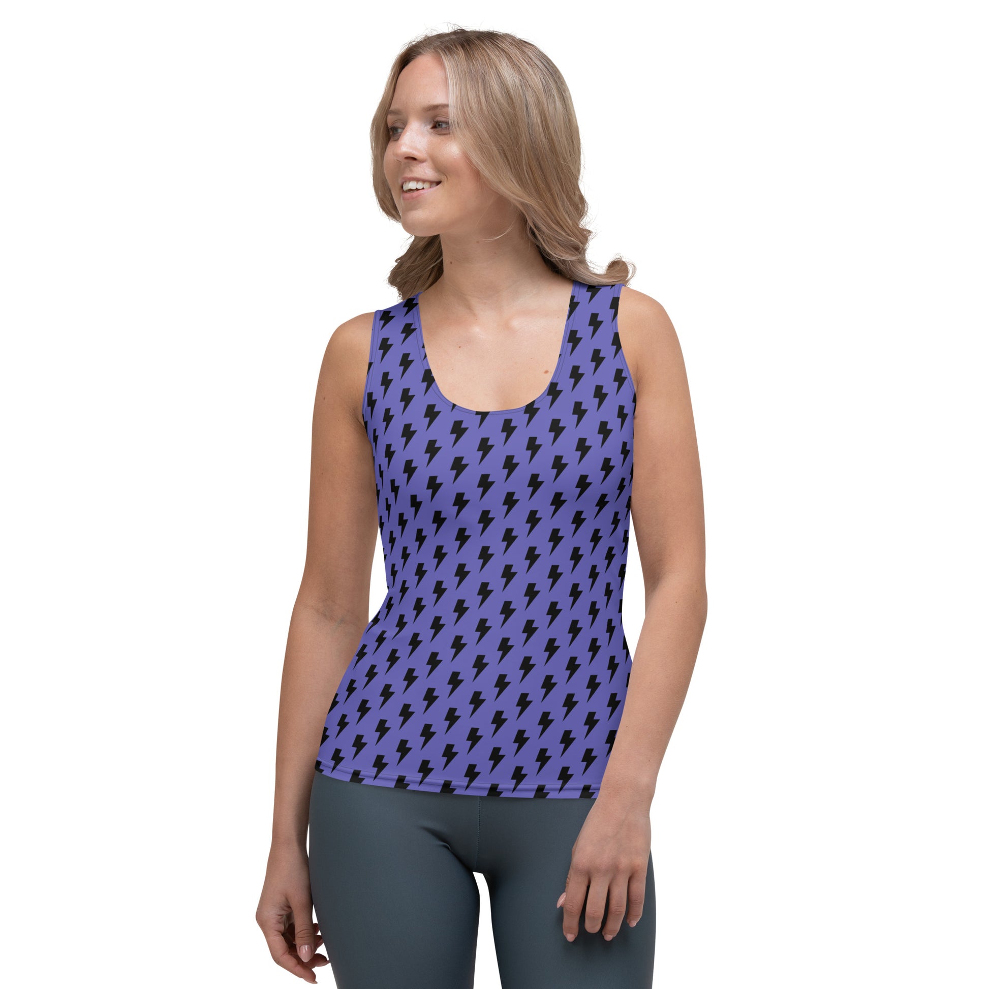 PITTED Purple Lightning Tank Top - Electrify Your Style
