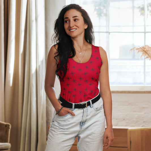 PITTED Red Star Tank Top - Bold Style & Comfort