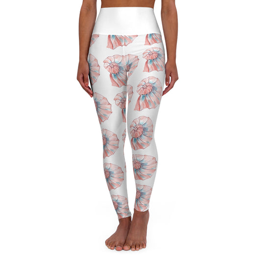 PITTED Simple Sea Shell Yoga Leggings | Chic & Comfortable

