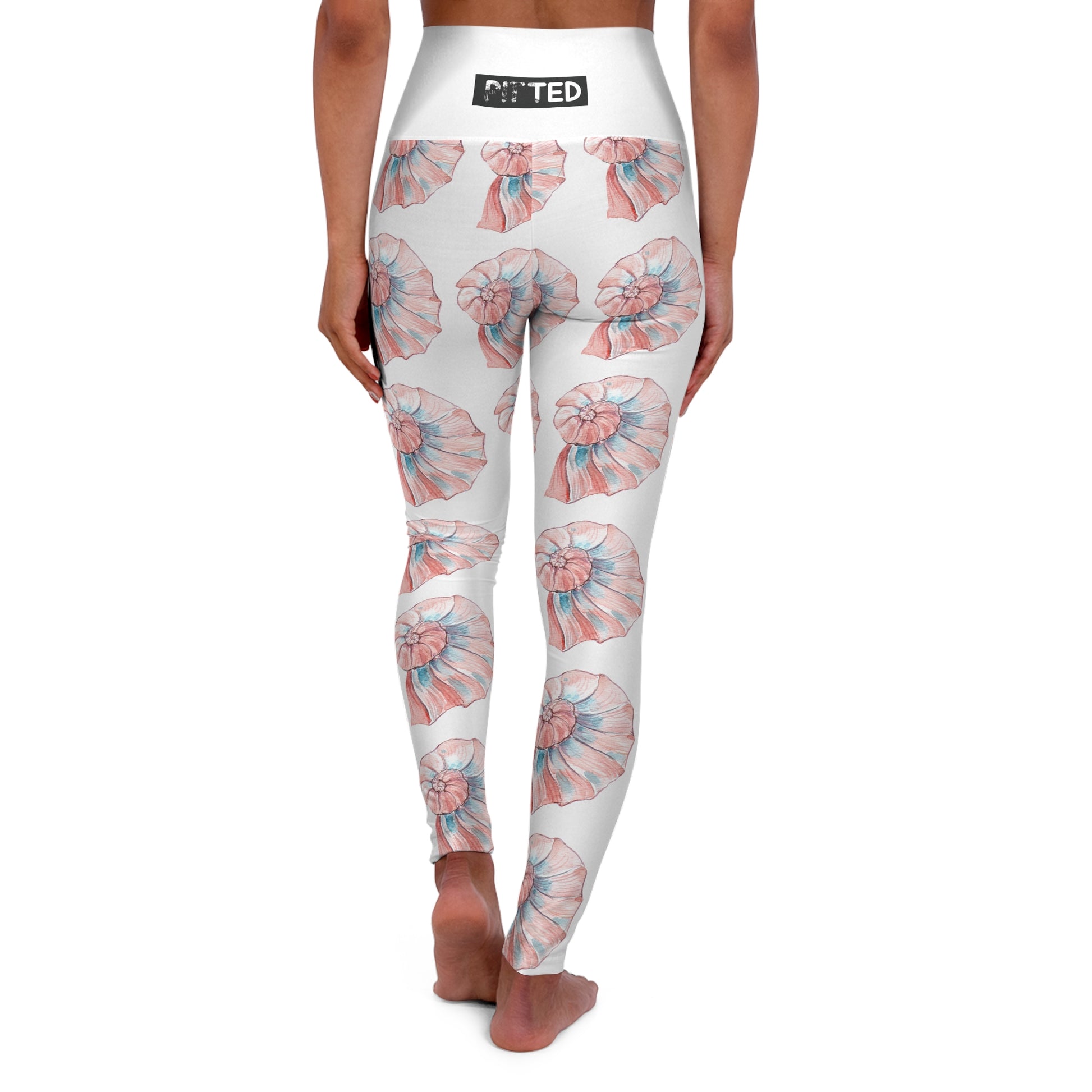PITTED Simple Sea Shell Yoga Leggings | Chic & Comfortable

