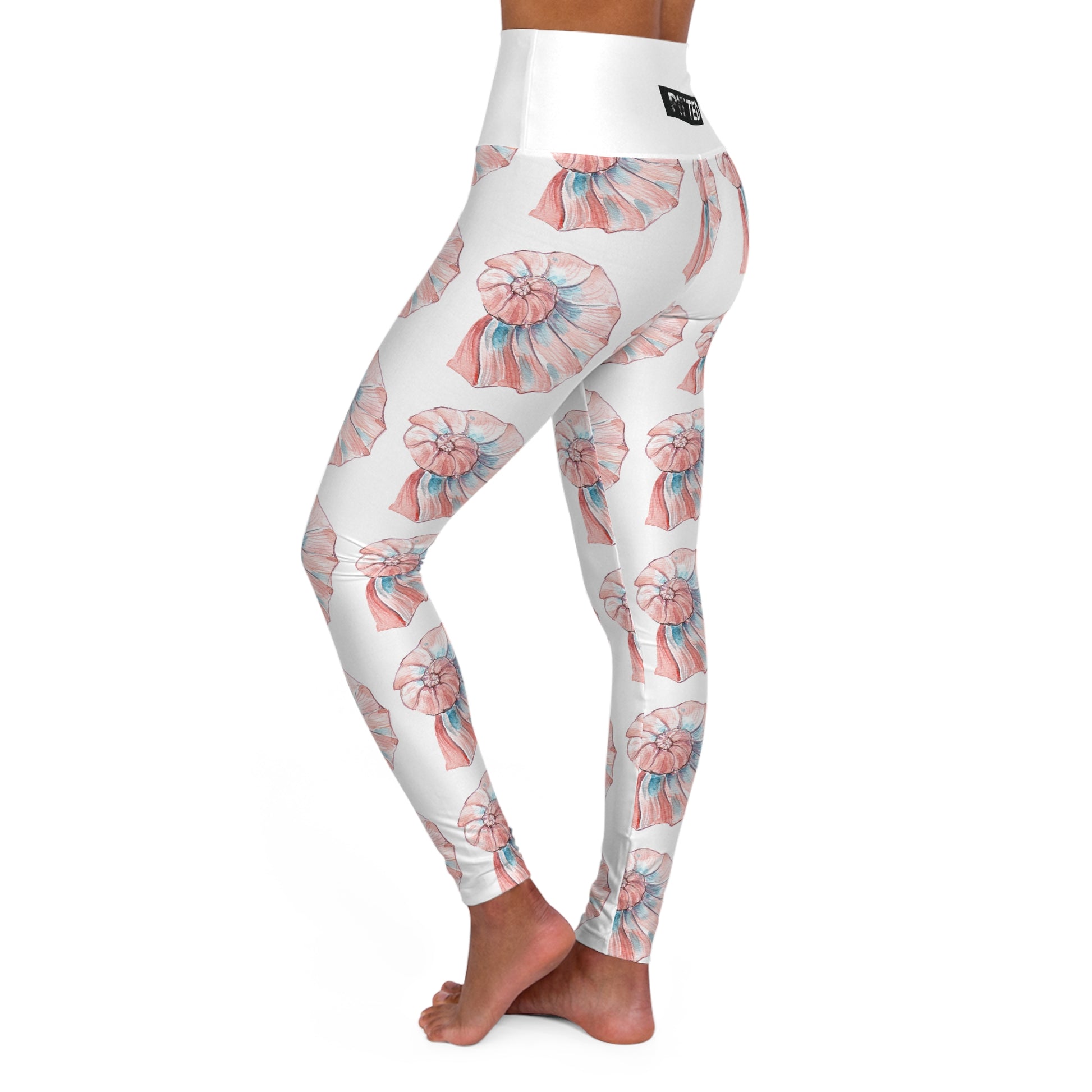 PITTED Simple Sea Shell Yoga Leggings | Chic & Comfortable

