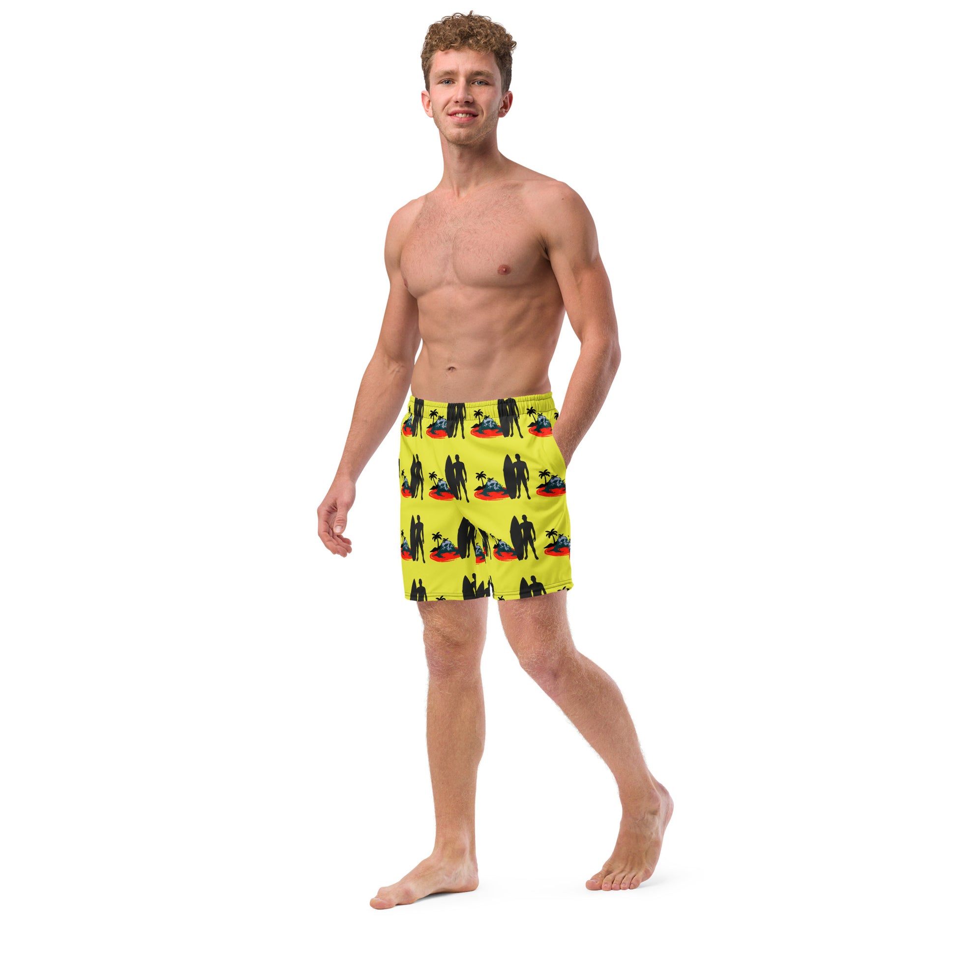 Conquer the Waves with PITTED: Skull Beach Surf Shorts