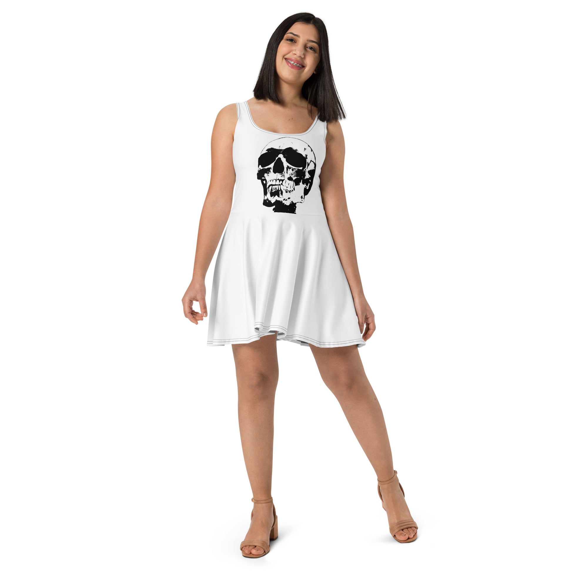 PITTED: Skull Skater Dress: Bold, Edgy & Custom-Made Style