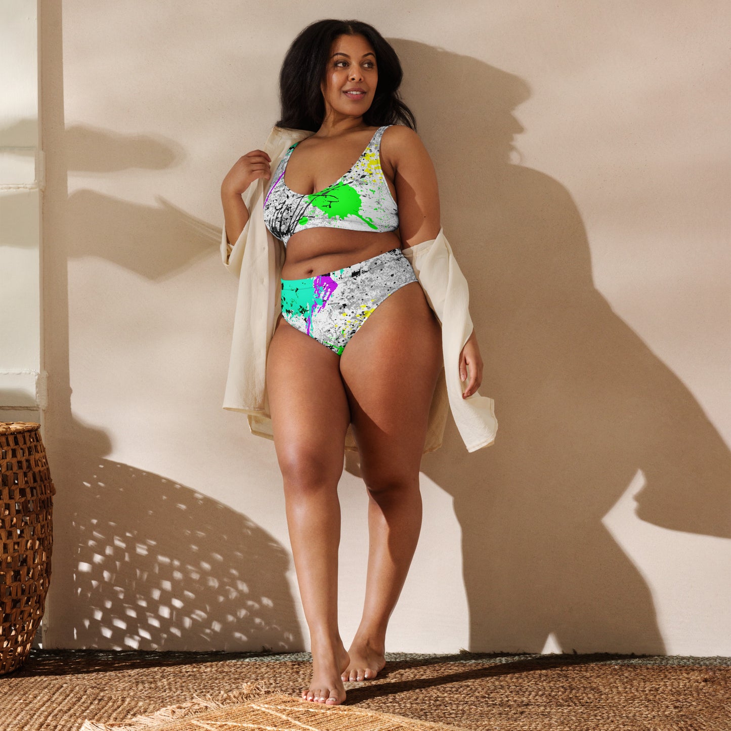 PITTED: Splash of Pollack Bikini – Vibrant, Comfortable & Eco-Friendly