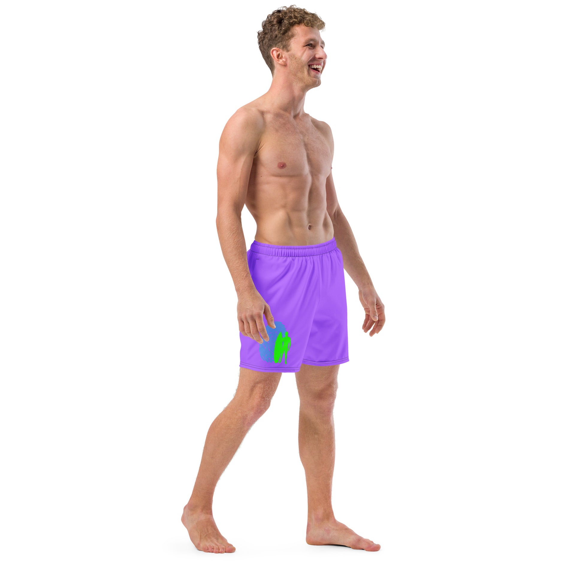 PITTED Synthwave Surfer Board Shorts: Ultimate Surf Gear