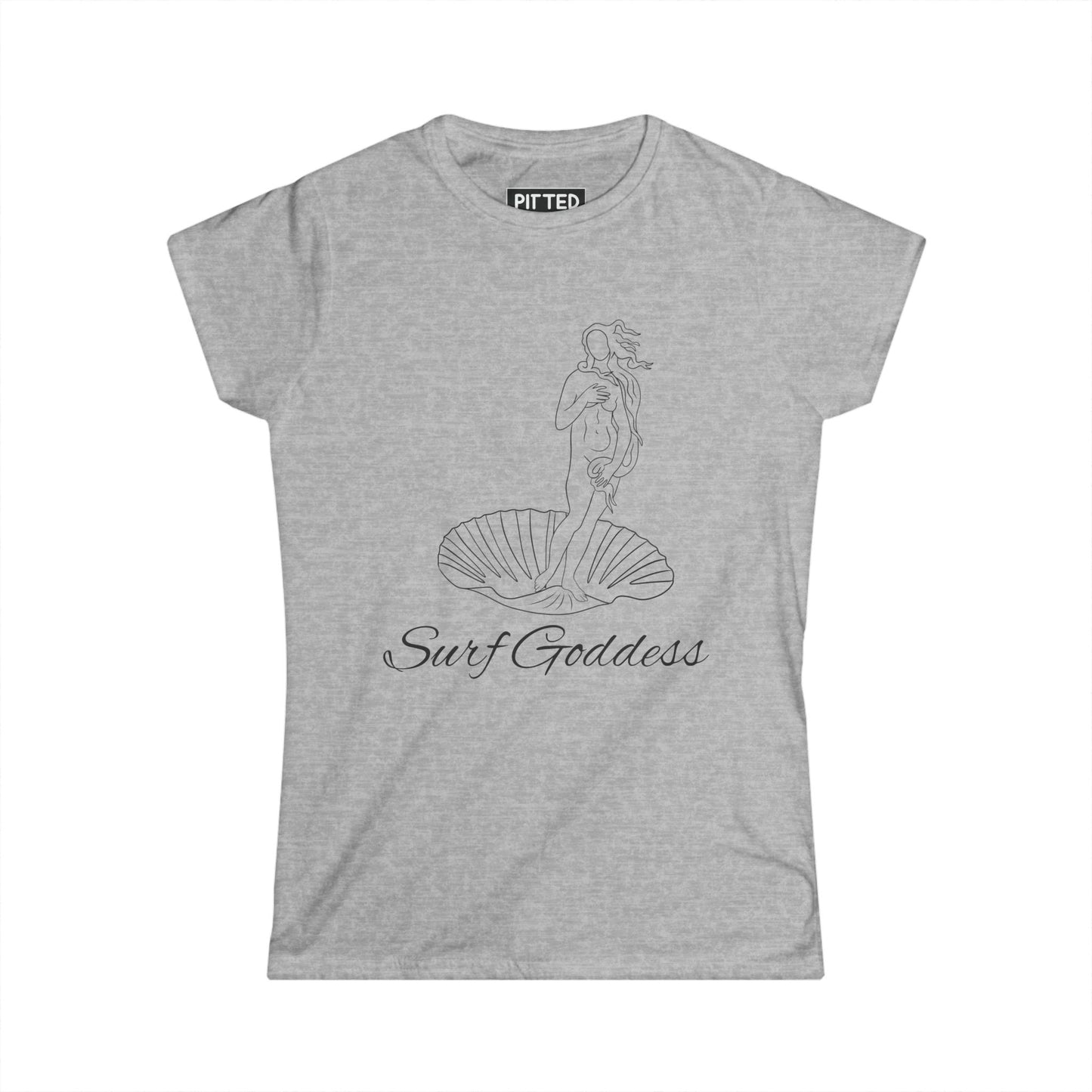 PITTED Venus Surf Goddess Graphic T-Shirt

