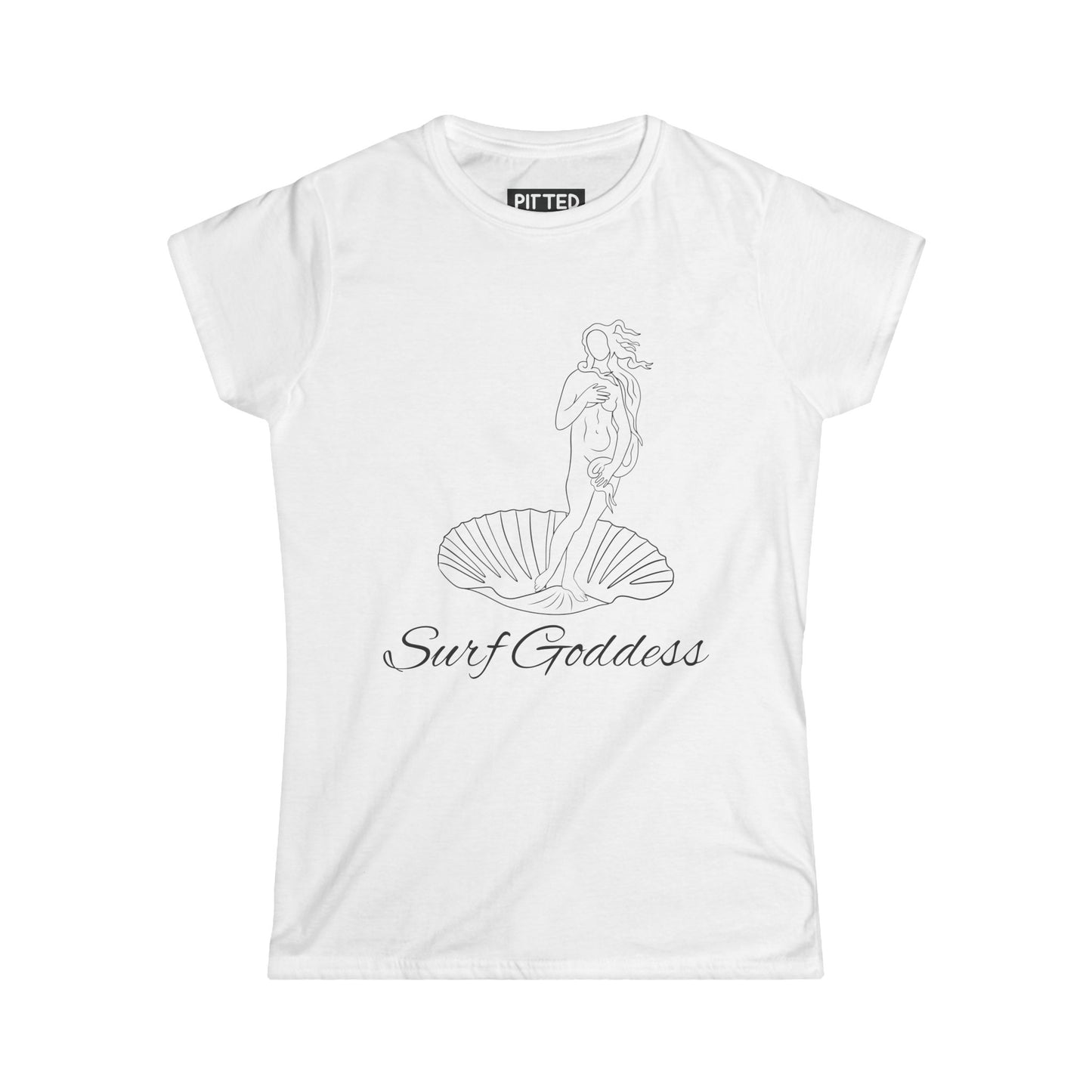 PITTED Venus Surf Goddess Graphic T-Shirt

