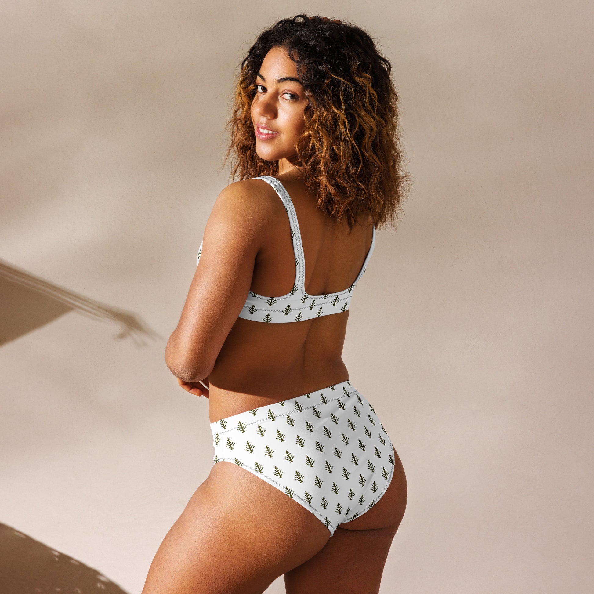 PITTED White Arrow Bikini – Stylish & Eco-Friendly Swimwear