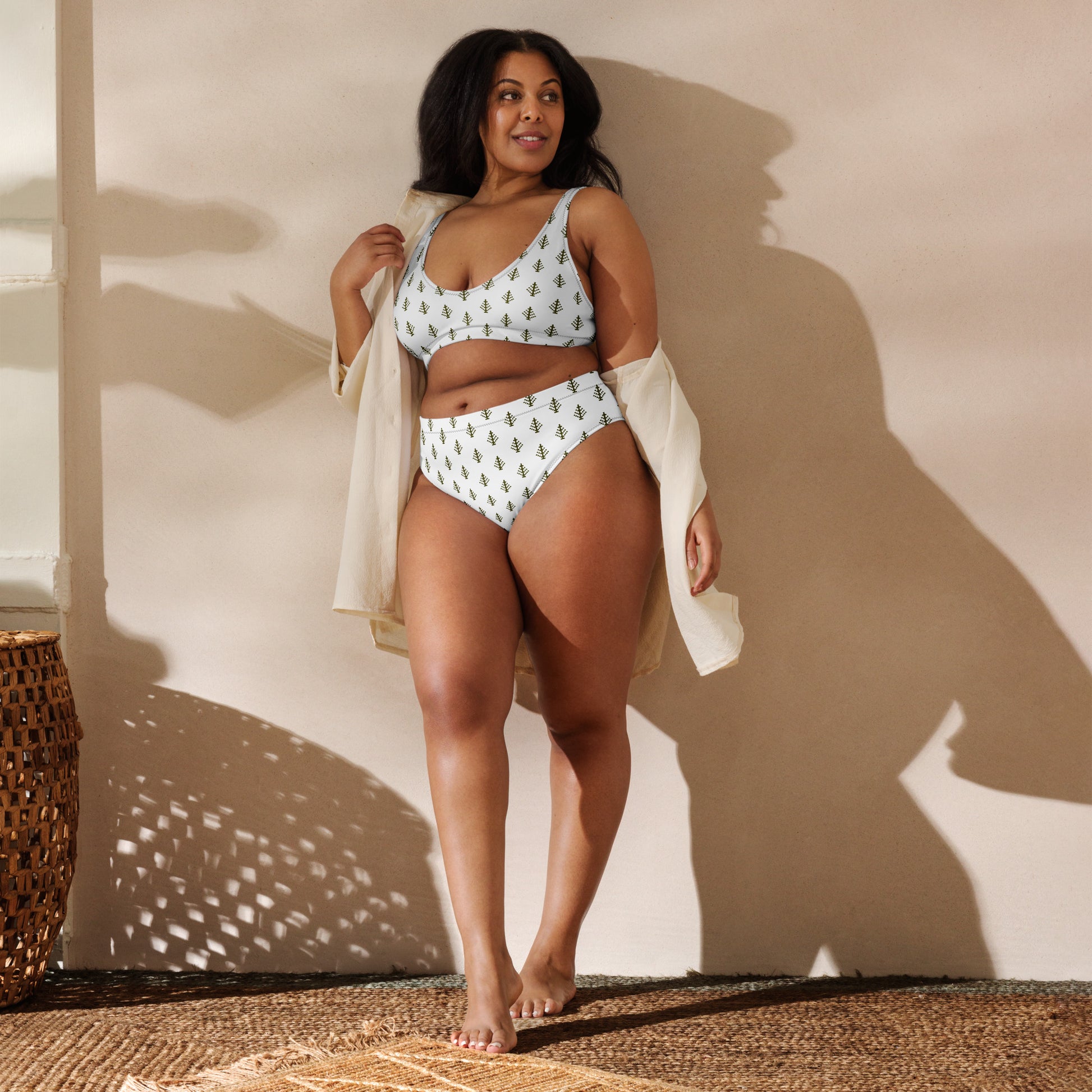 PITTED White Arrow Bikini – Stylish & Eco-Friendly Swimwear