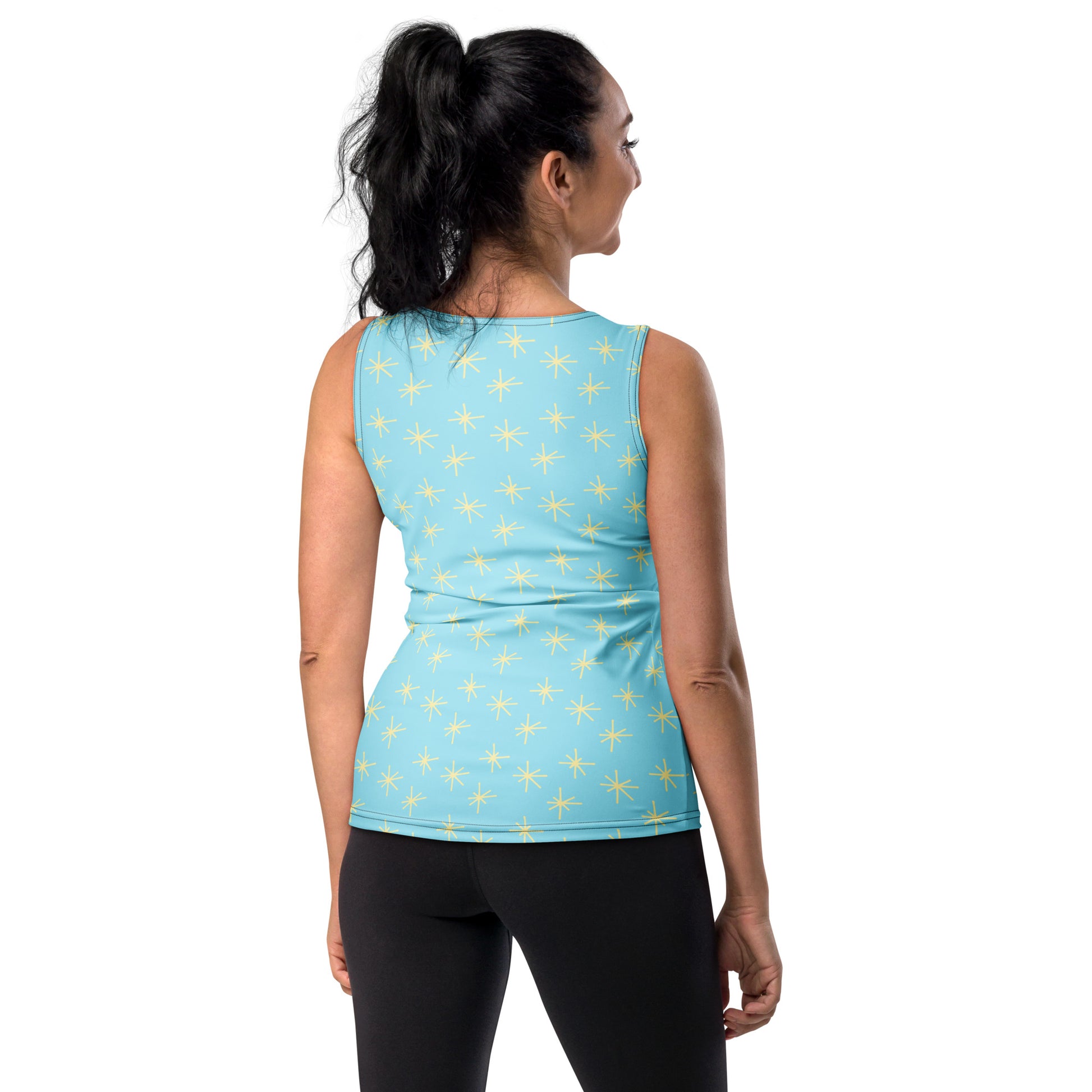 PITTED Yellow Star Tank Top - Bold, Bright & Sustainable