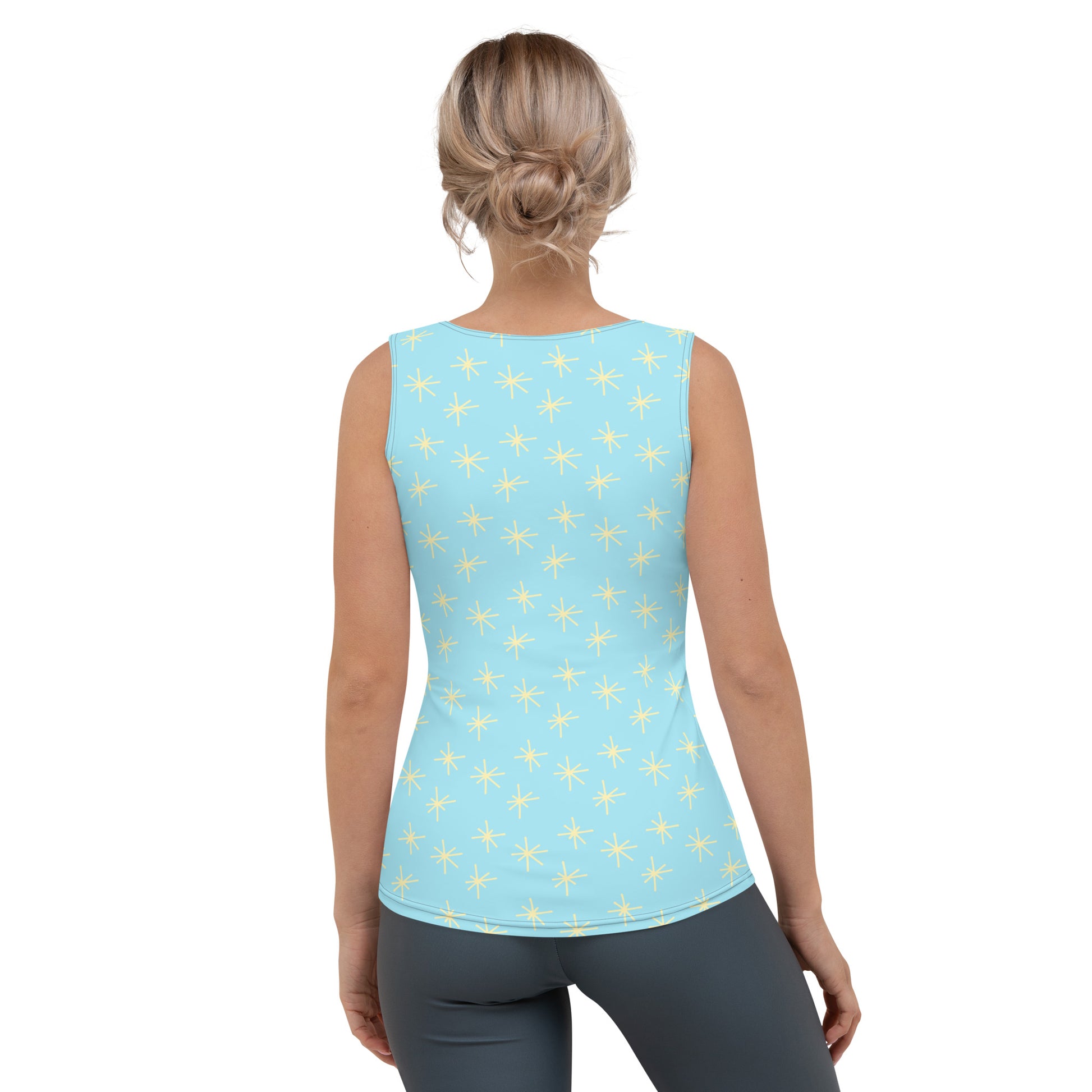 PITTED Yellow Star Tank Top - Bold, Bright & Sustainable