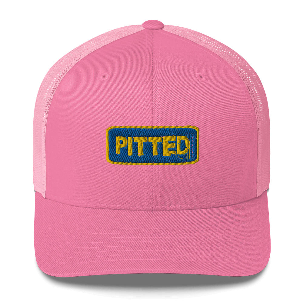 PITTED Yellow and Blue Trucker Hat – Surf in Style