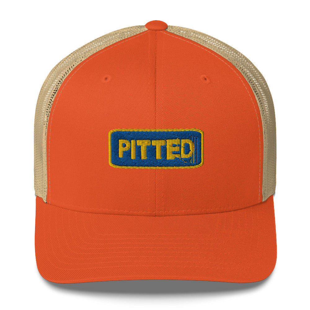 PITTED Yellow and Blue Trucker Hat – Surf in Style