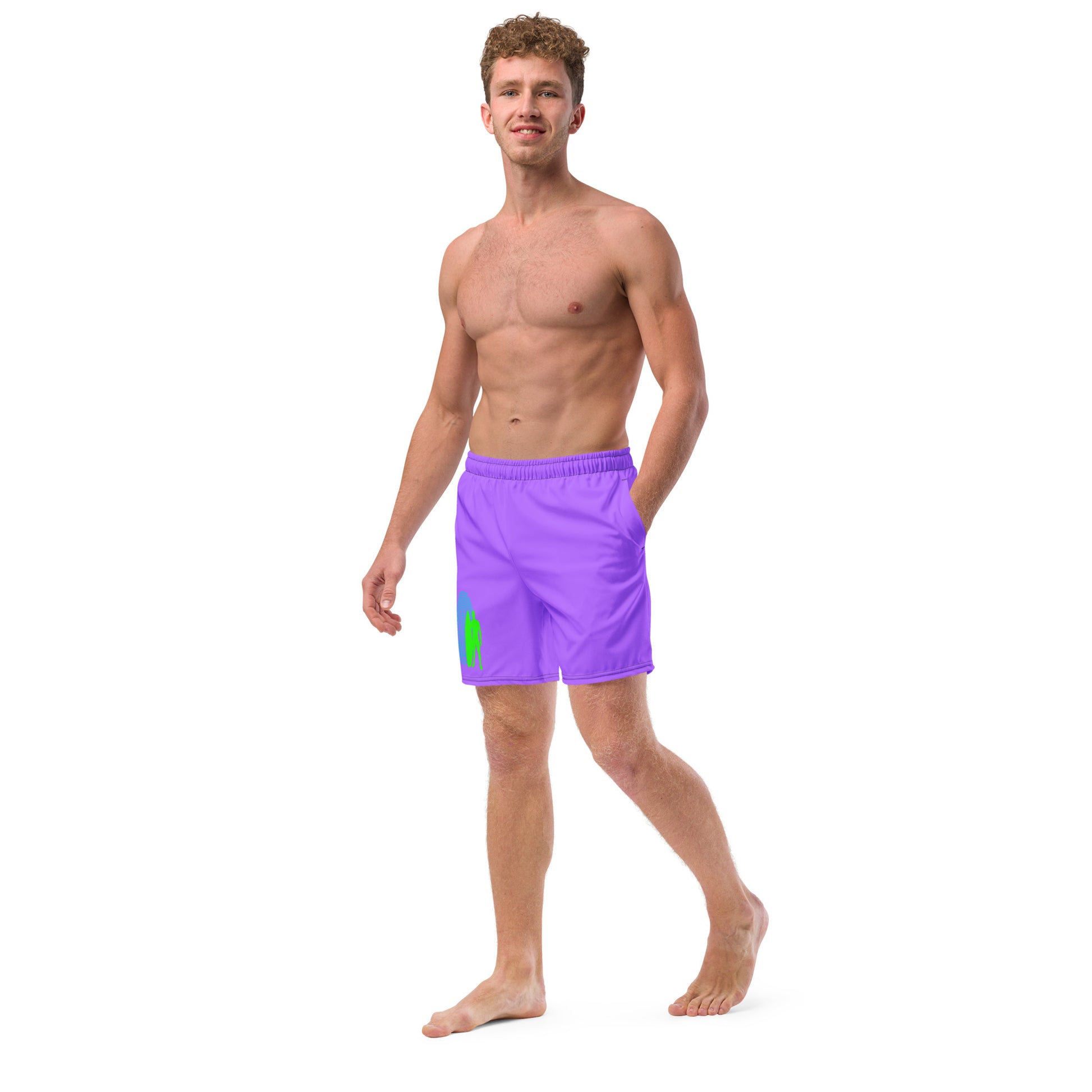 PITTED Synthwave Surfer Board Shorts: Ultimate Surf Gear