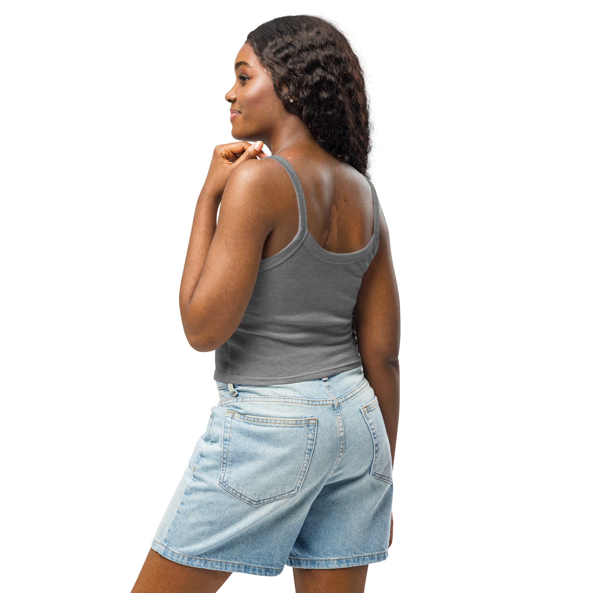 Pink Sunset Micro-Rib Tank Top | Chic & Sustainable Style