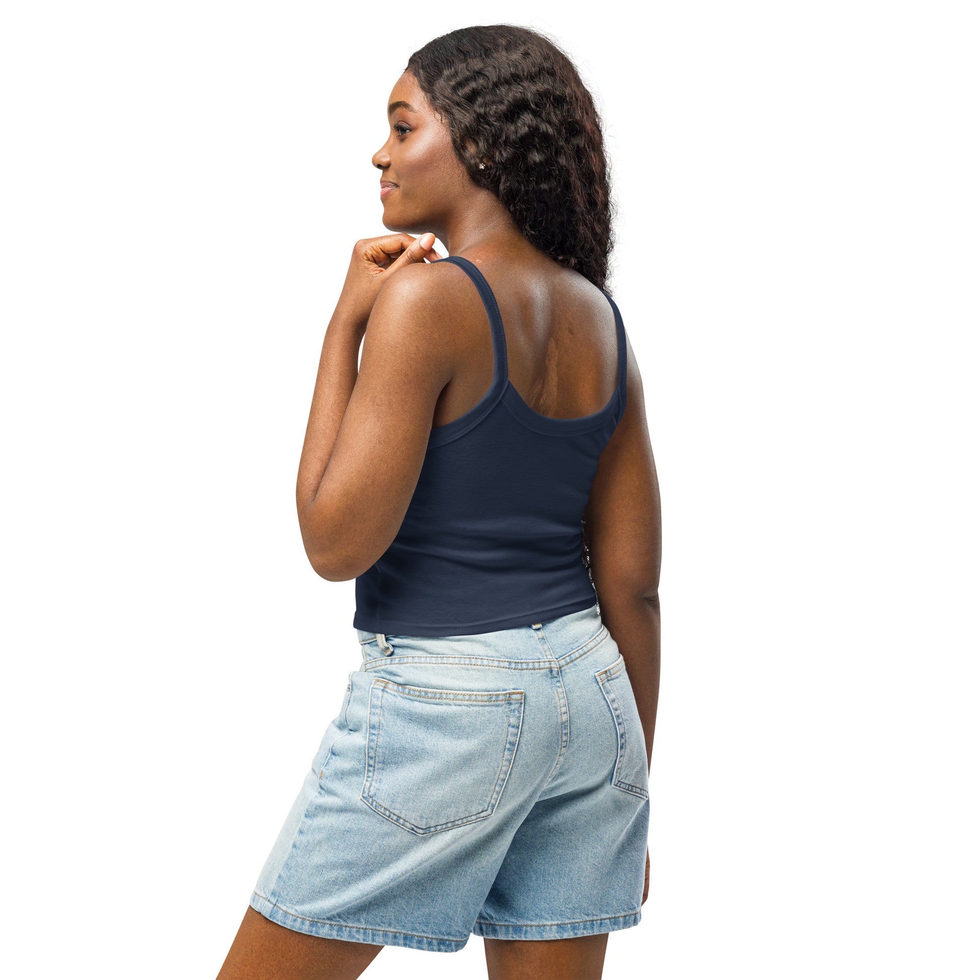 Pink Sunset Micro-Rib Tank Top | Chic & Sustainable Style