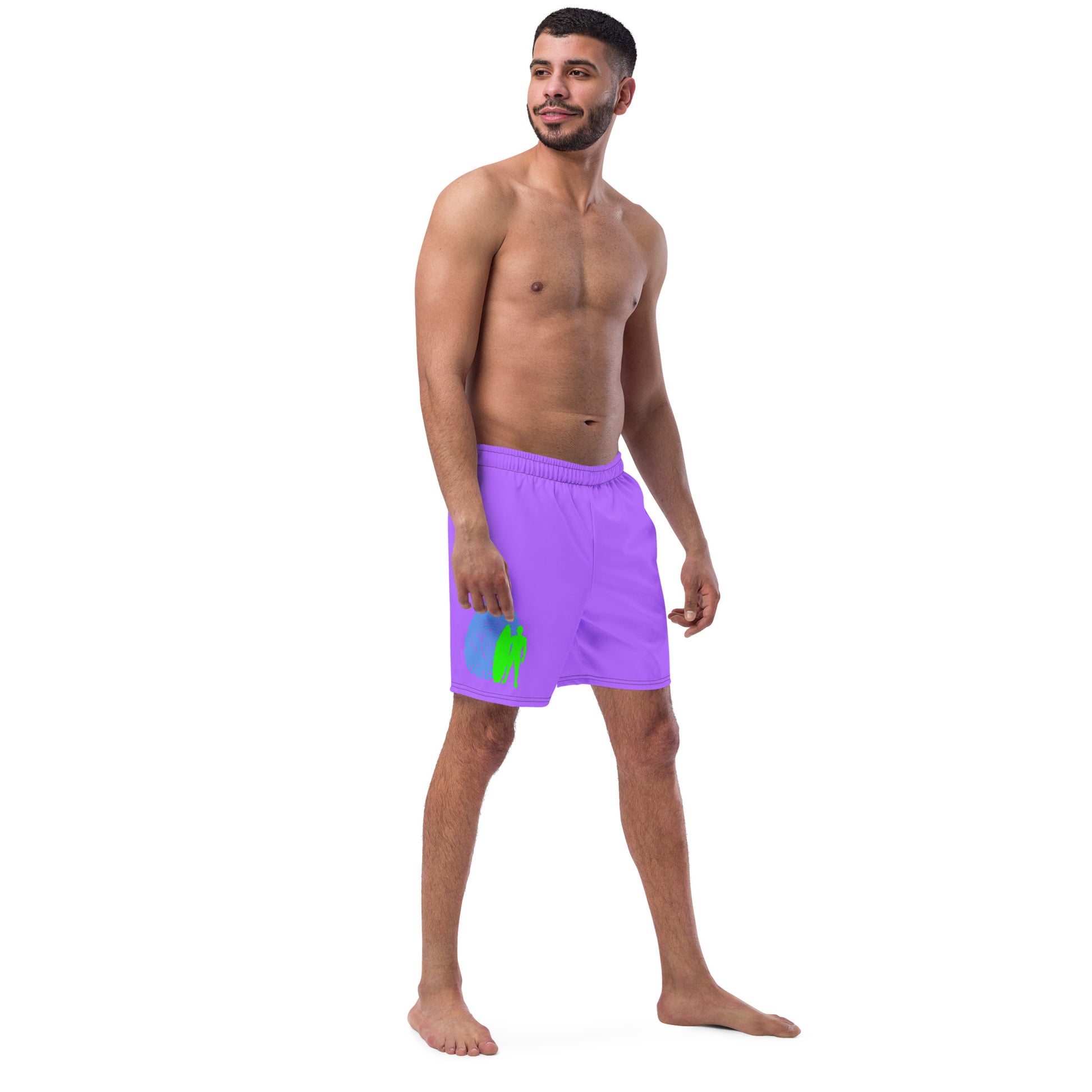 PITTED Synthwave Surfer Board Shorts: Ultimate Surf Gear
