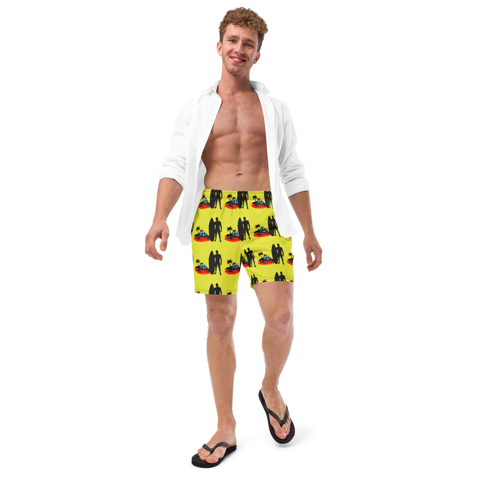 Conquer the Waves with PITTED: Skull Beach Surf Shorts