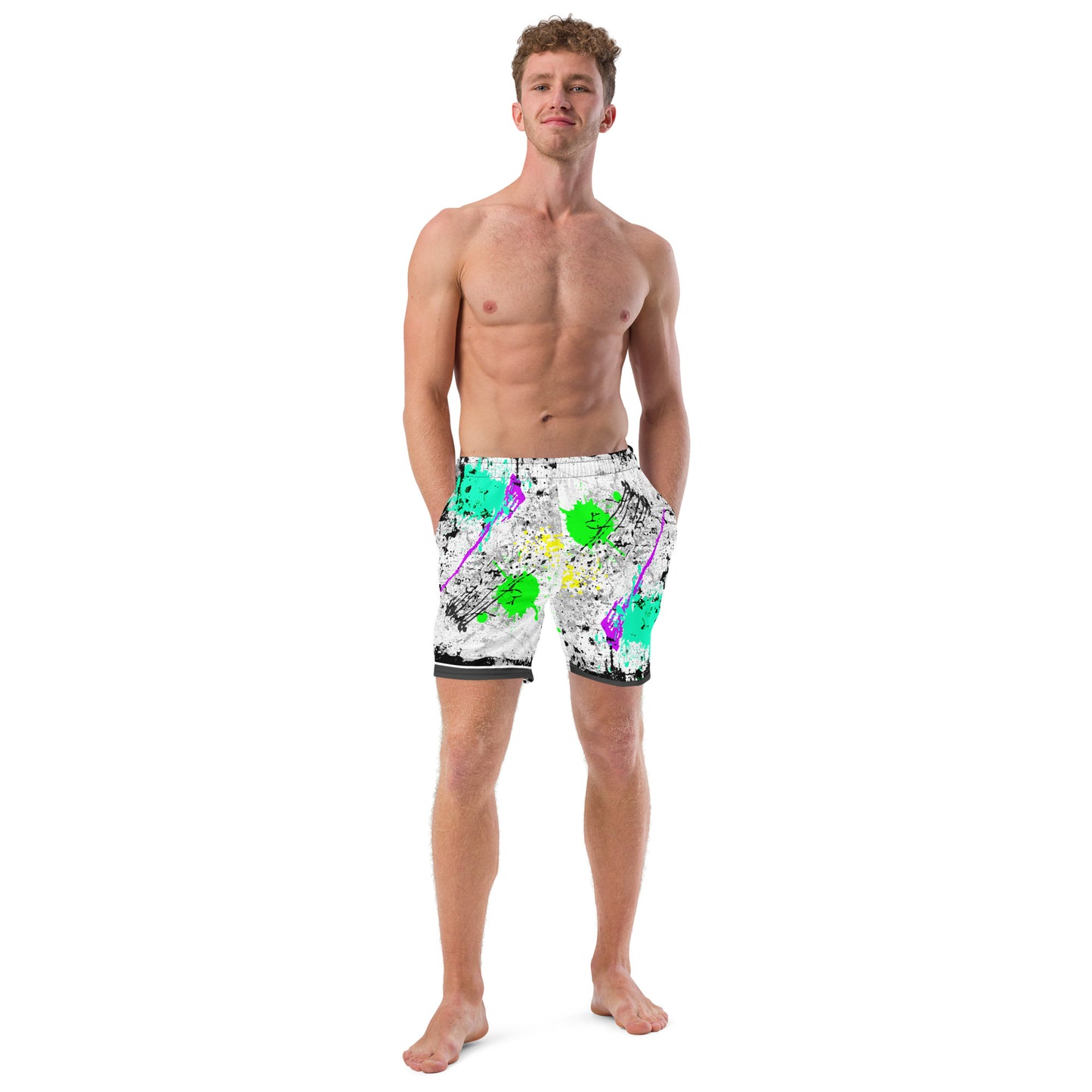 Surf in Style with PITTED: Pollock Splash Board Shorts