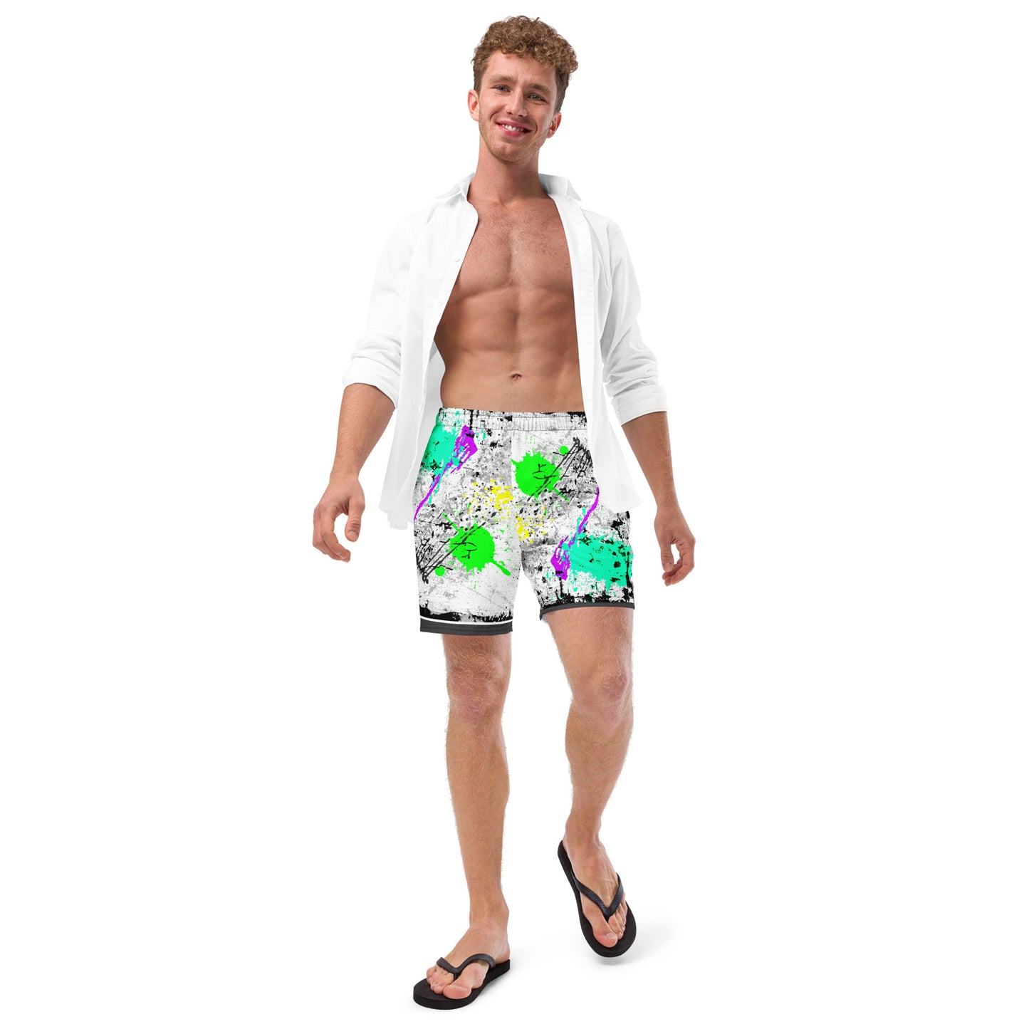 Surf in Style with PITTED: Pollock Splash Board Shorts