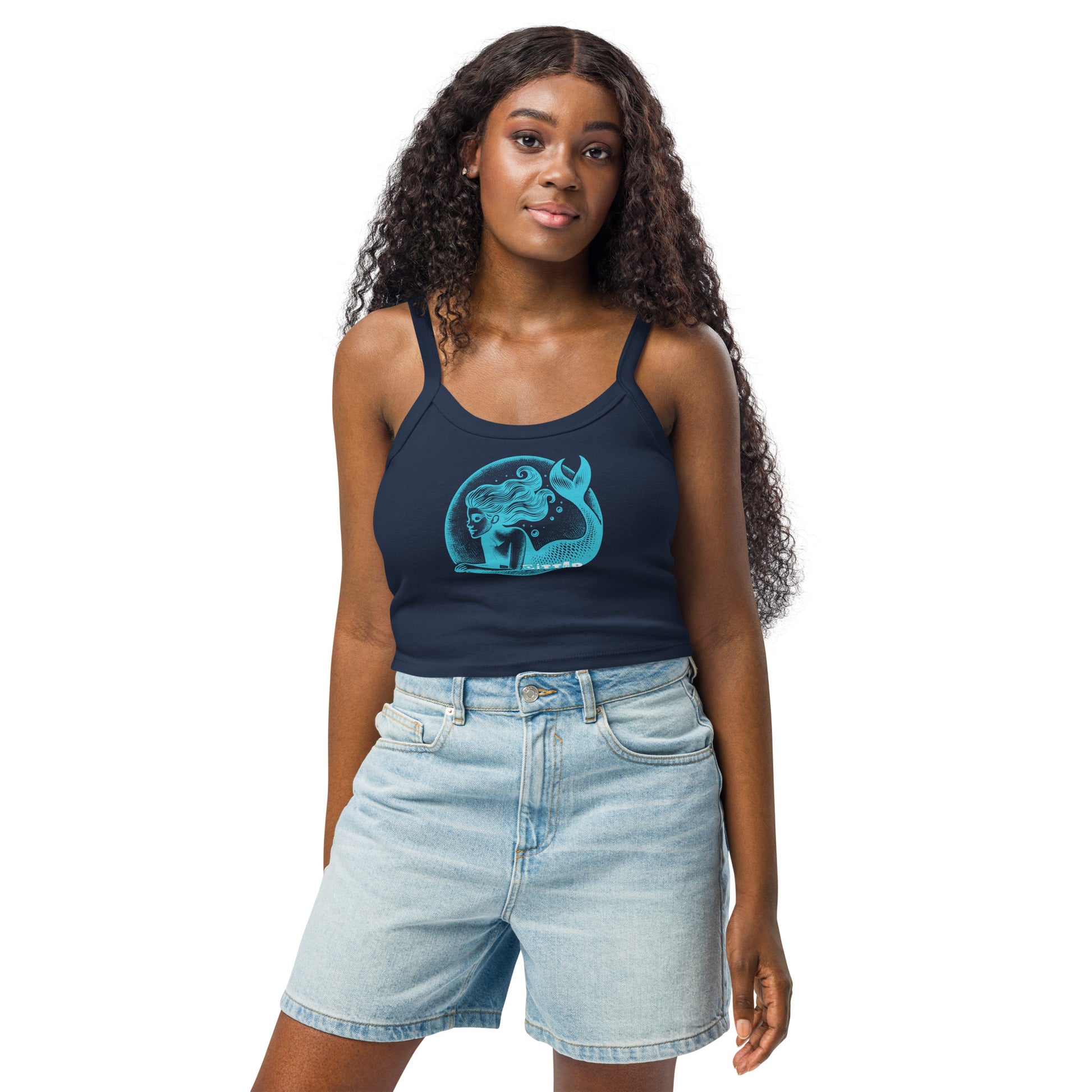Underwater Dreaming Micro-Rib Tank Top | PITTED Surf Apparel