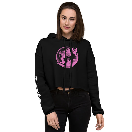 Underwater Dreaming Women's Crop Hoodie | PITTED Surf Apparel

