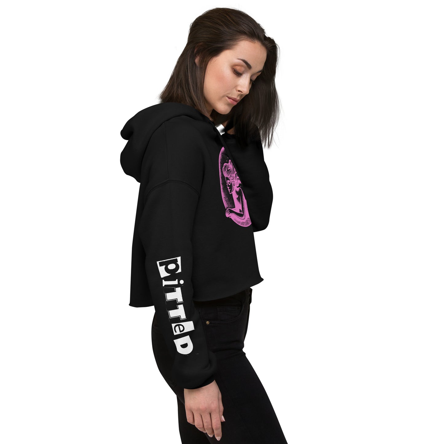 Underwater Dreaming Women's Crop Hoodie | PITTED Surf Apparel

