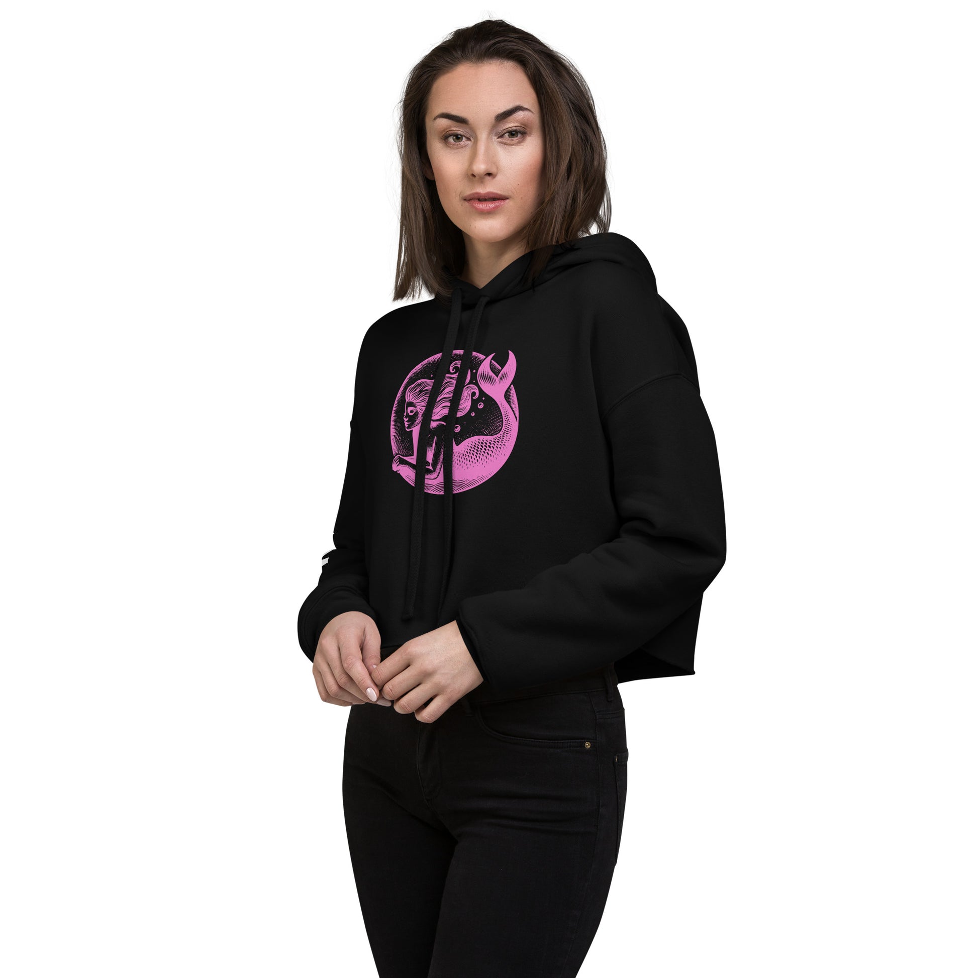 Underwater Dreaming Women's Crop Hoodie | PITTED Surf Apparel

