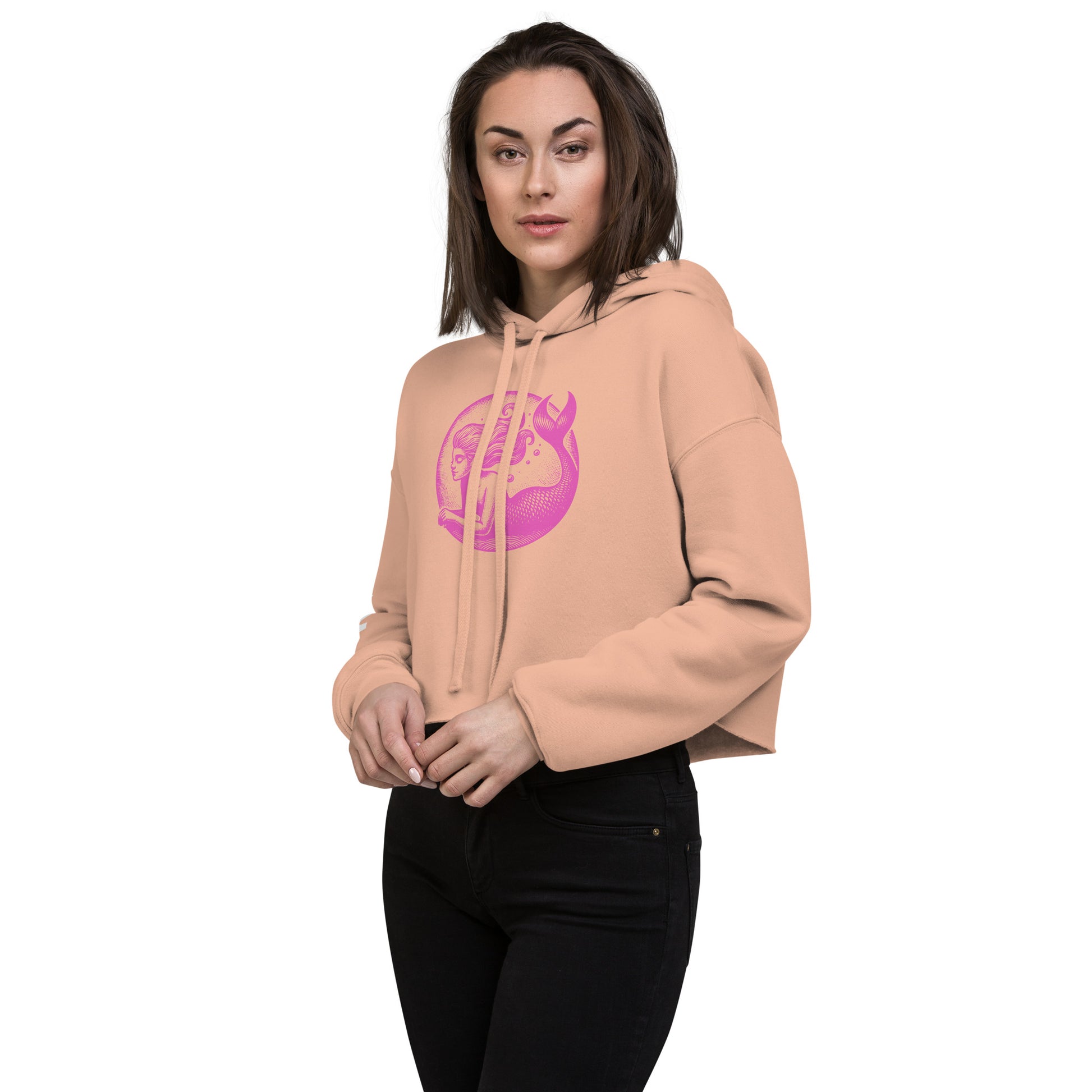 Underwater Dreaming Women's Crop Hoodie | PITTED Surf Apparel

