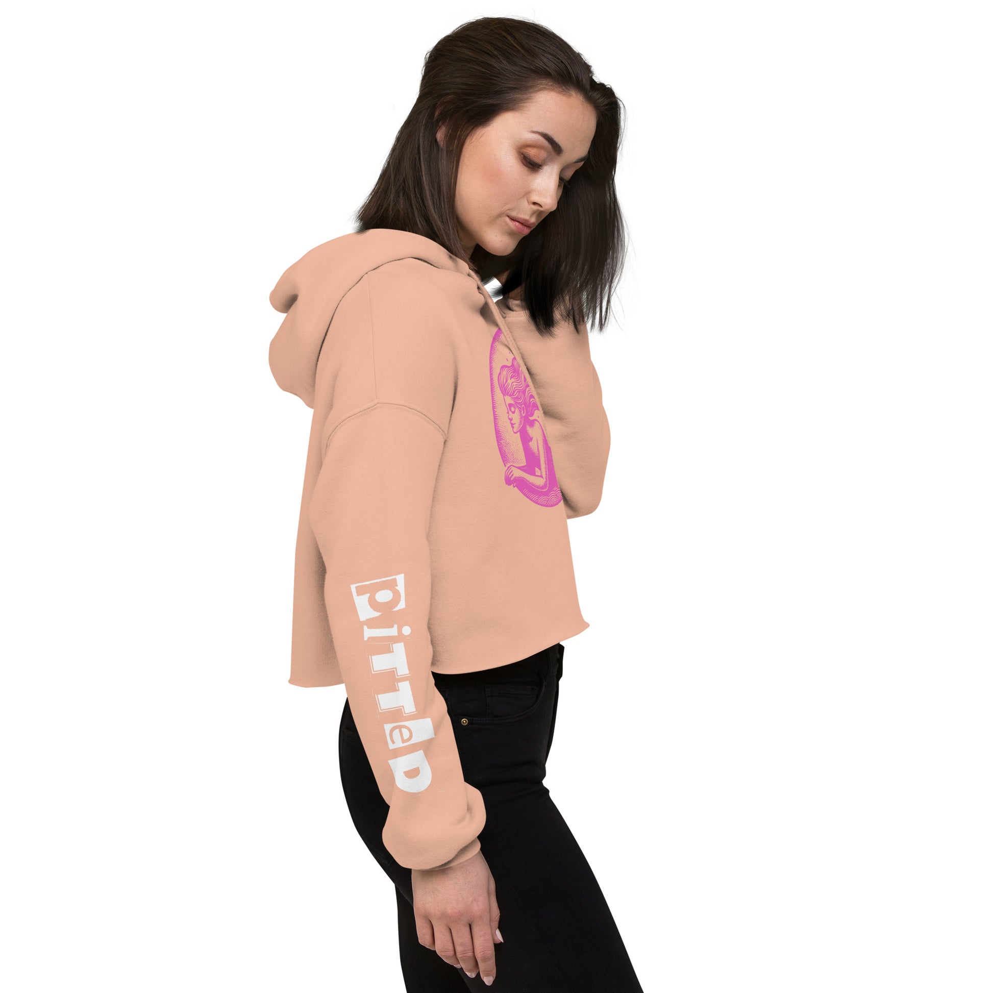 Underwater Dreaming Women's Crop Hoodie | PITTED Surf Apparel

