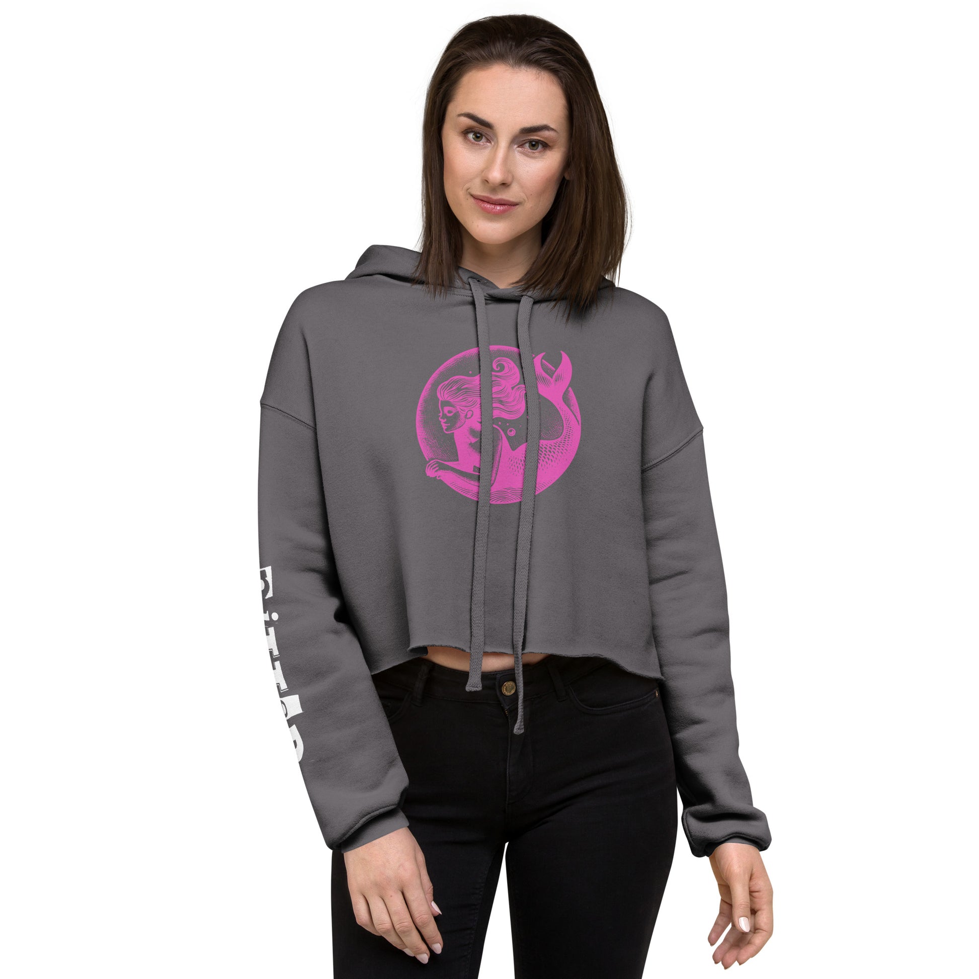 Underwater Dreaming Women's Crop Hoodie | PITTED Surf Apparel

