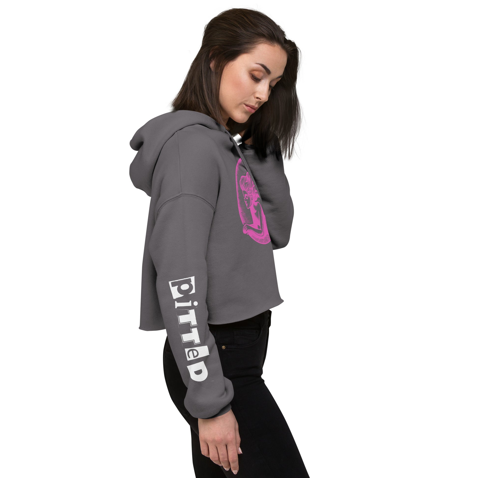 Underwater Dreaming Women's Crop Hoodie | PITTED Surf Apparel

