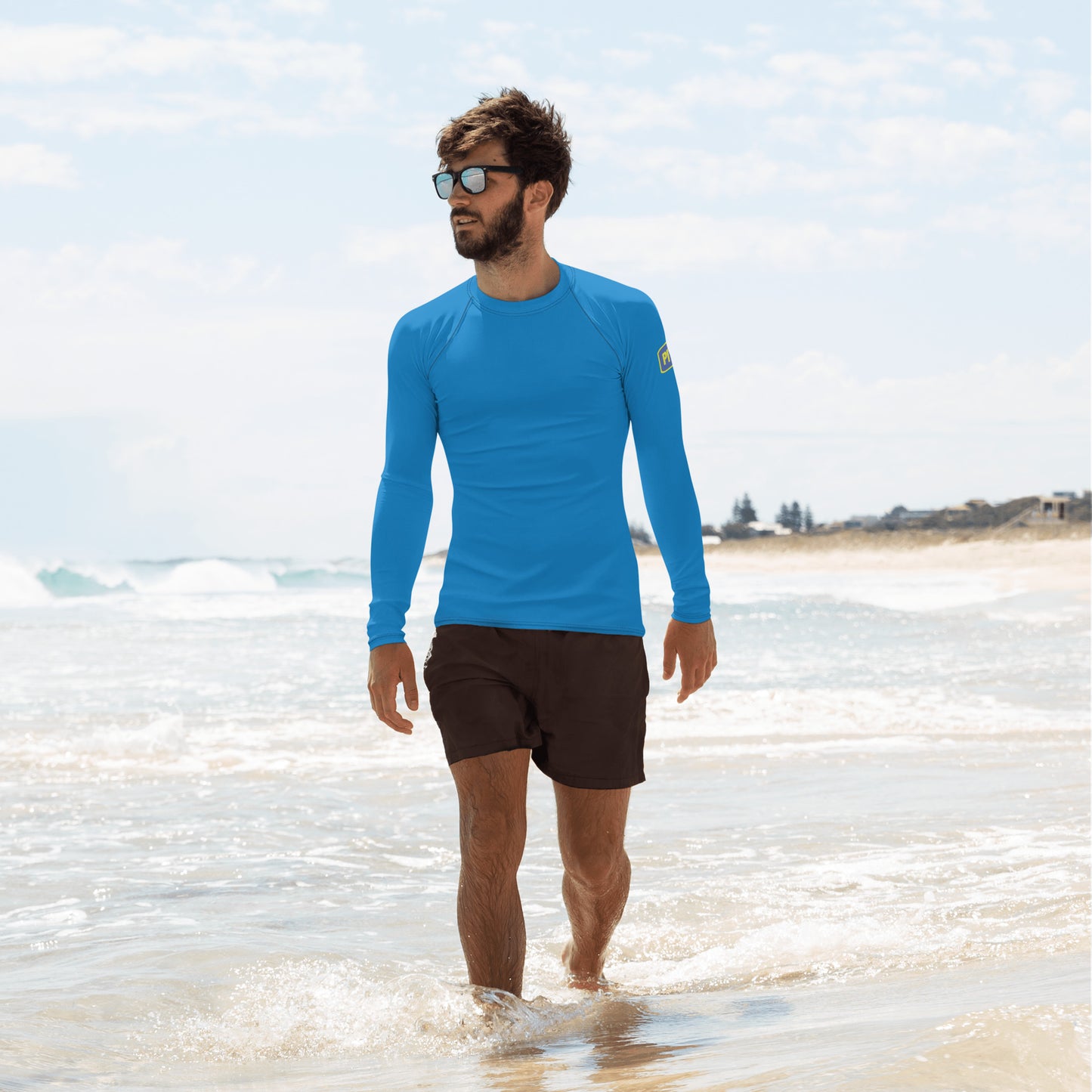PITTED Simply Blue Rash Guard – Ultimate Comfort & UV Protection