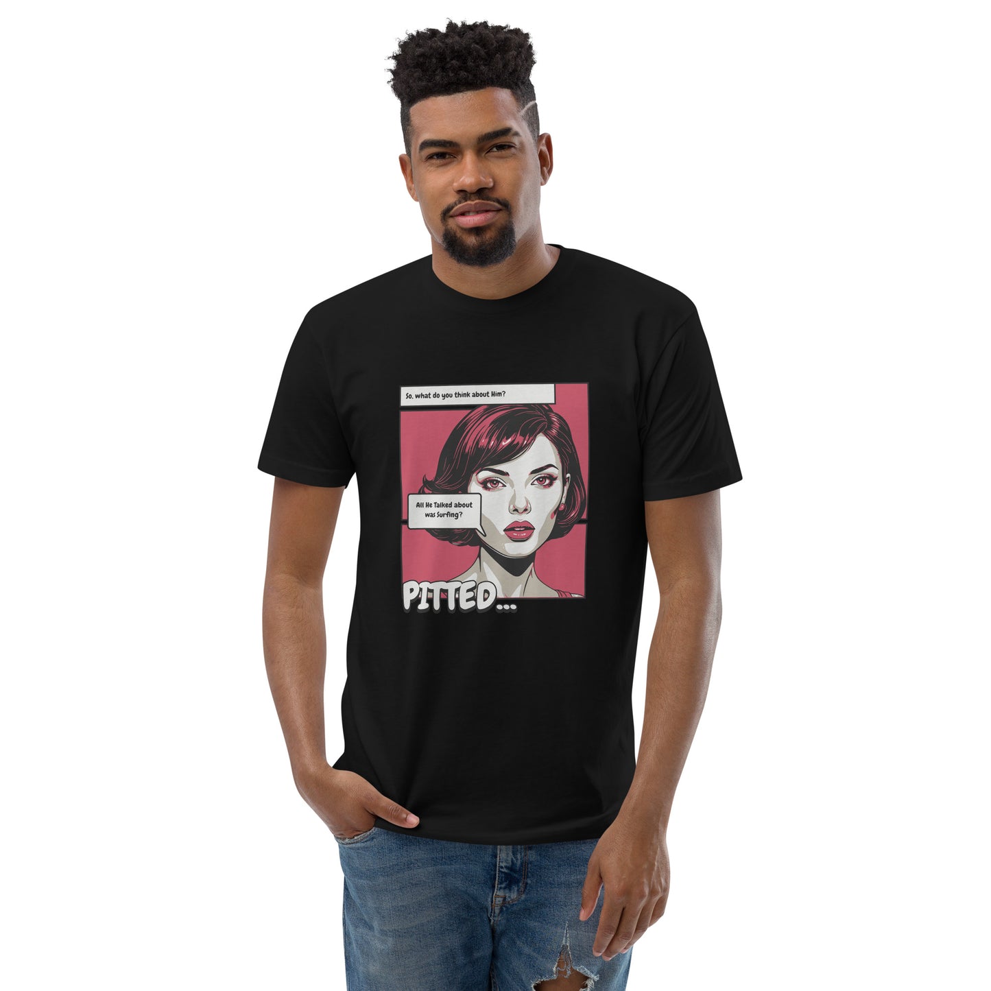 PITTED Surf Talk Graphic T-Shirt - Bold & Comfortable