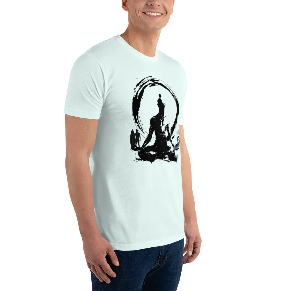 PITTED Surf Meditation Graphic T-Shirt - Zen & Style