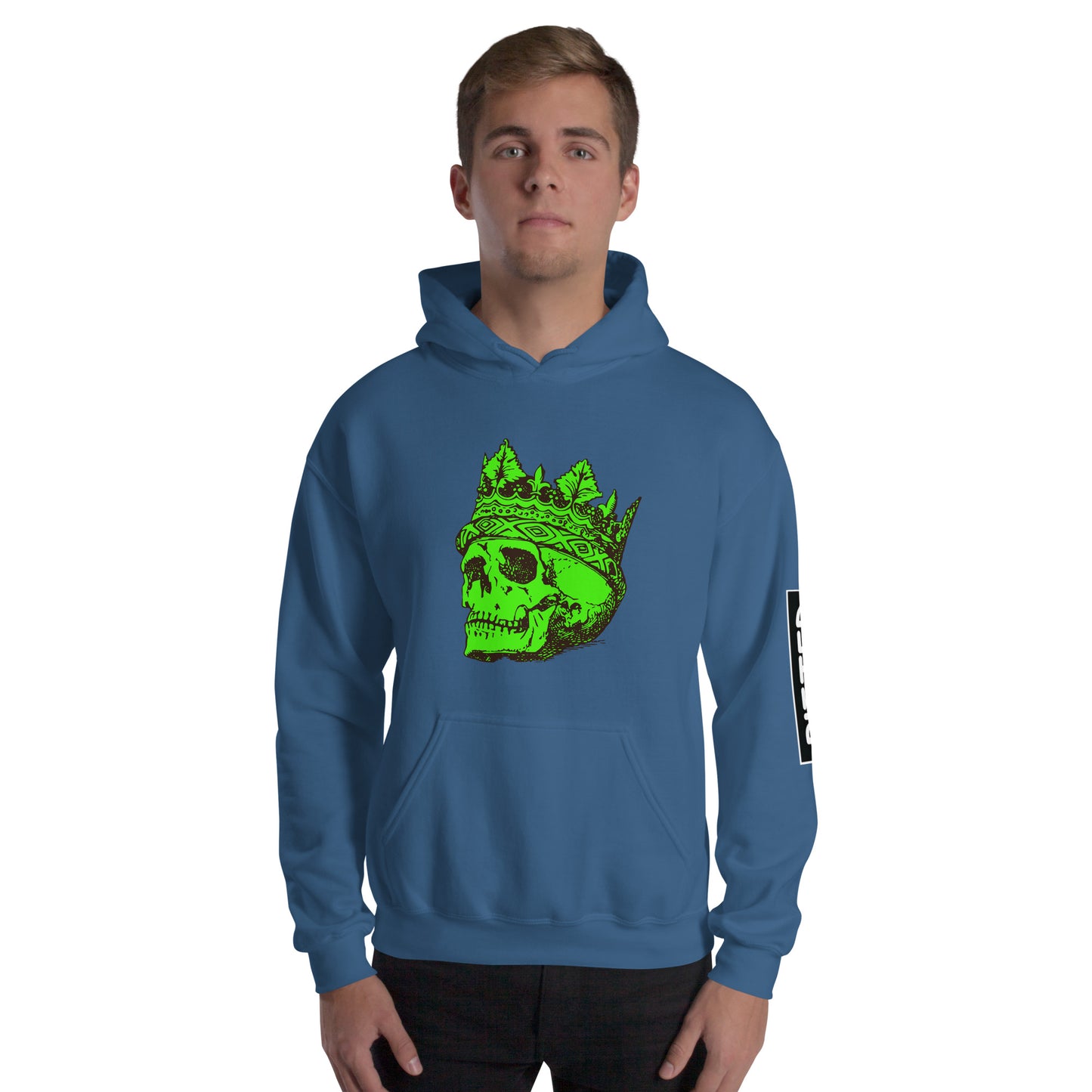 Neon King of Surf Hoodie – Bold, Cozy, and Durable