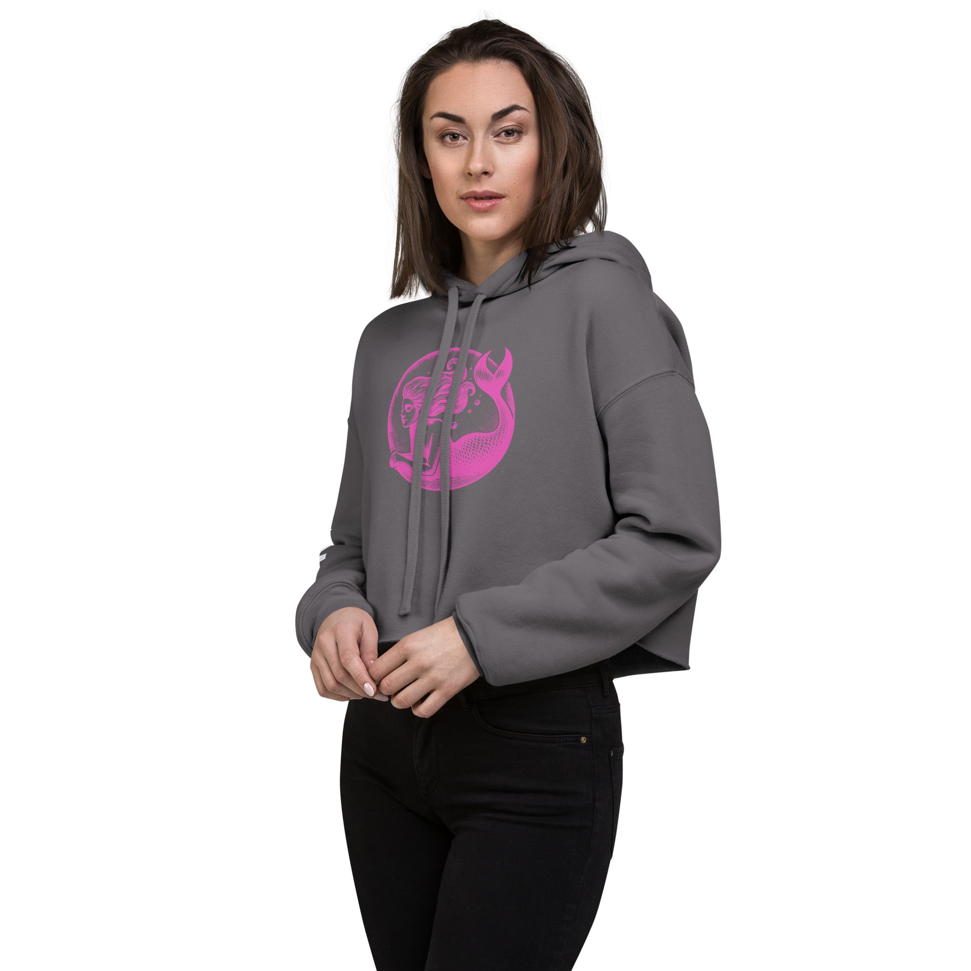 Underwater Dreaming Women's Crop Hoodie | PITTED Surf Apparel


