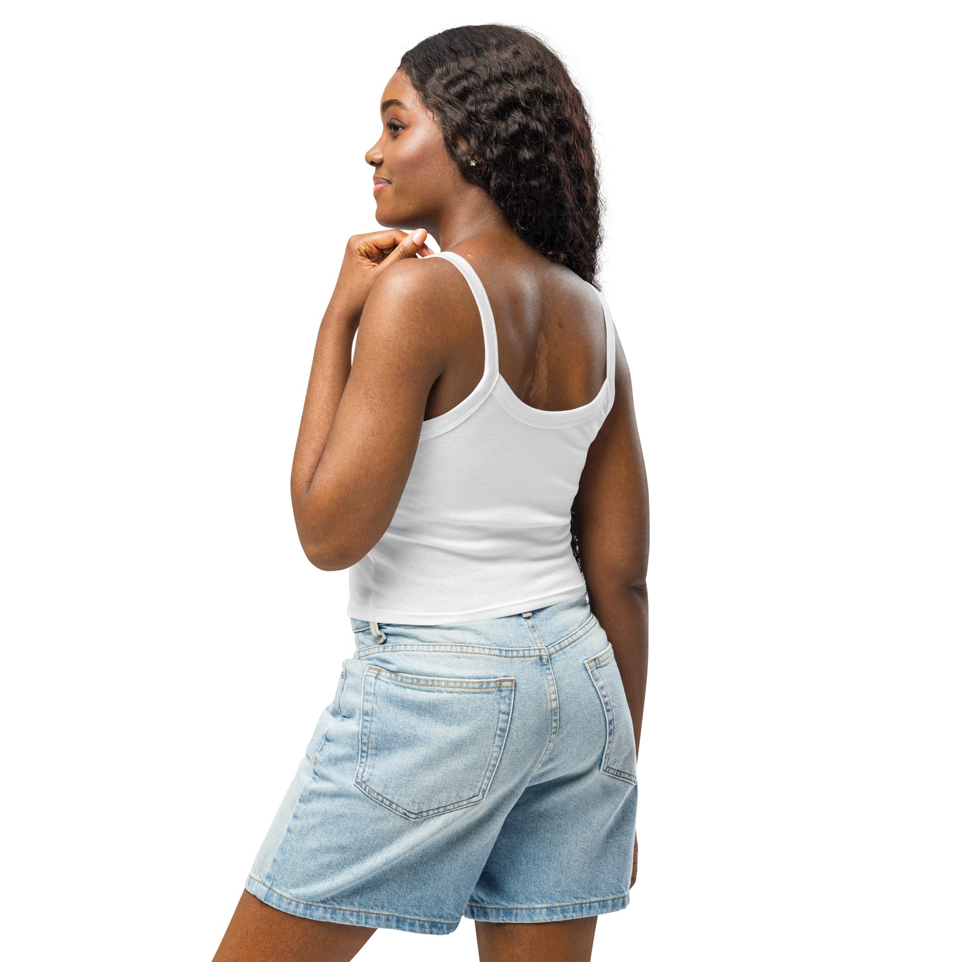 Pink Sunset Micro-Rib Tank Top | Chic & Sustainable Style