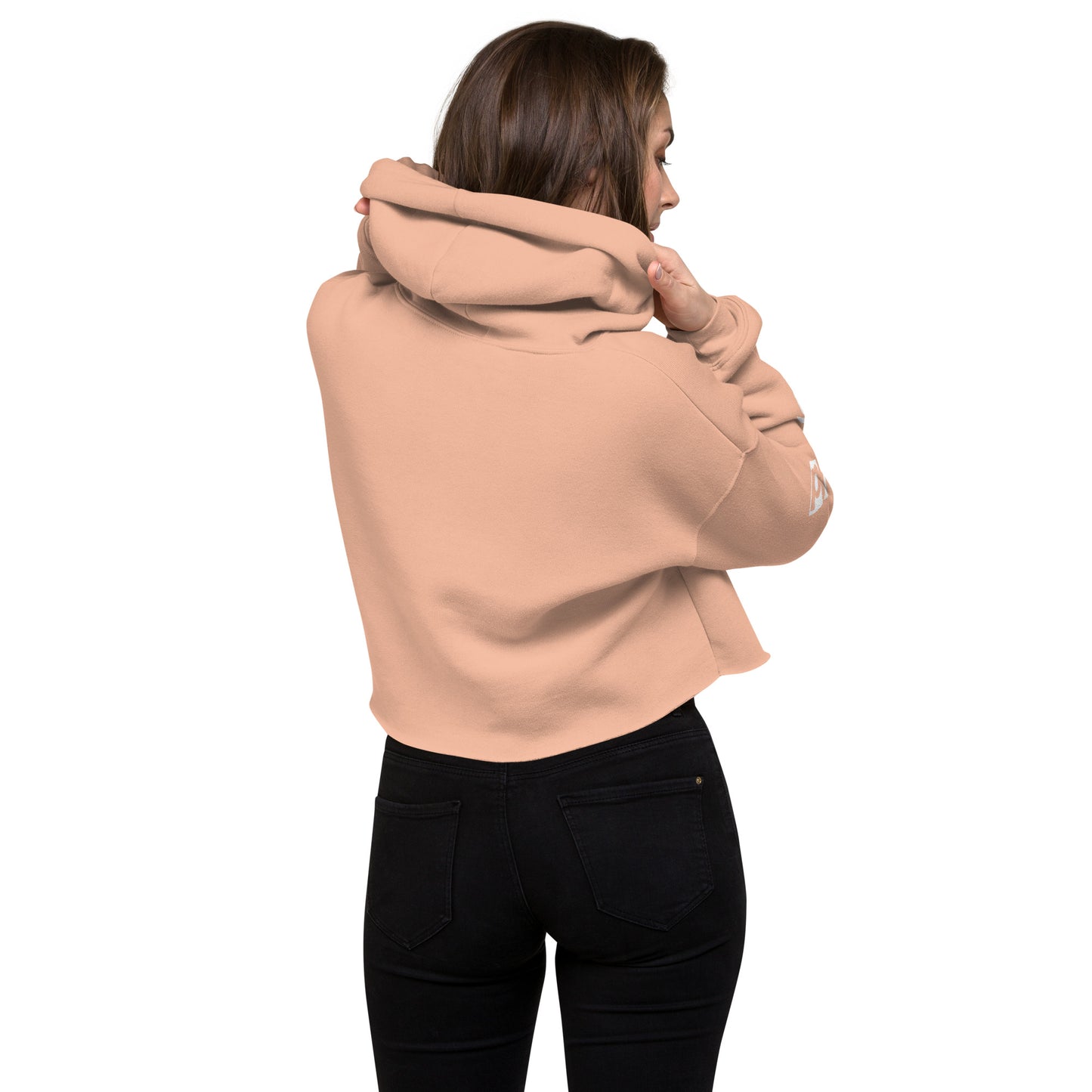 Pink Sunset Women's Crop Hoodie - Style Meets Comfort